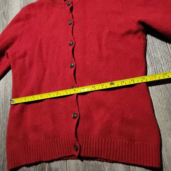Brandy Melville Amalie red wool button up cardigan - Picture 11 of 14